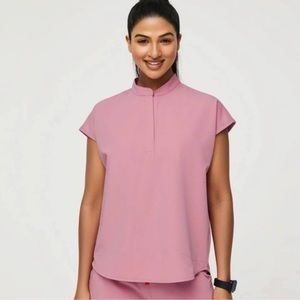 FIGS Rafaela Scrub Top Chalk Pink XXL